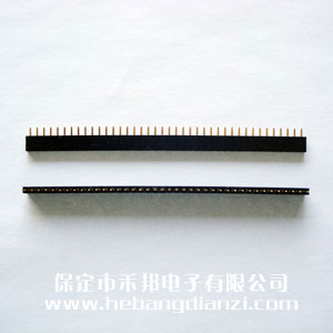 2.54單排座40P 塑高5.7mm